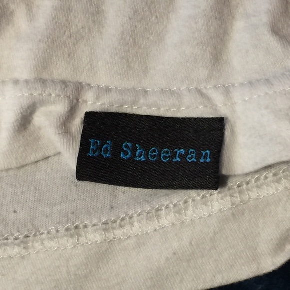 Ed Sheeran 2017 Divide Tour XL White T-Shirt - Picture 4 of 8